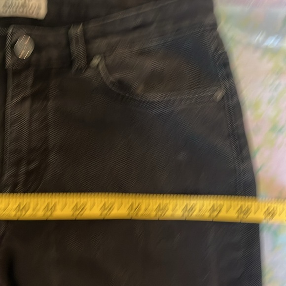 ACNE Studios | The Row Straight Leg Black Crease Cropped Denim Jean Size 29/8 - Picture 11 of 13
